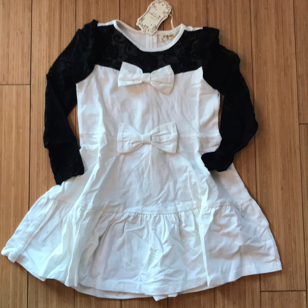Beautiful bow toddler girl dress